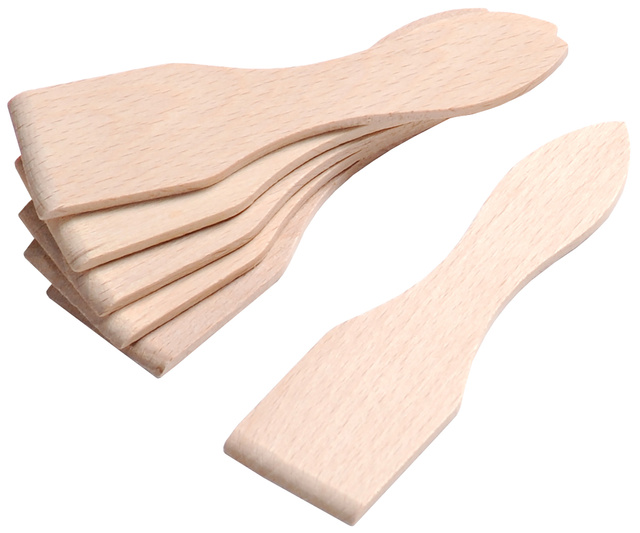 Set 8 spatule din lemn de fag, 13 cm, Kesper