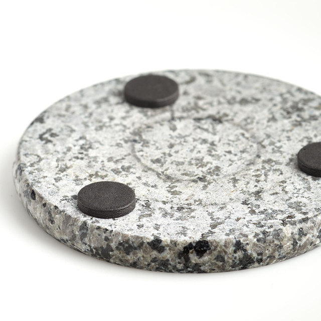 Set suporturi din granit pentru pahare, Ø10,5 cm
