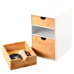 Organizator de birou cu sertare din bambus