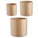 Set 3 ghivece rotunde din ceramica
