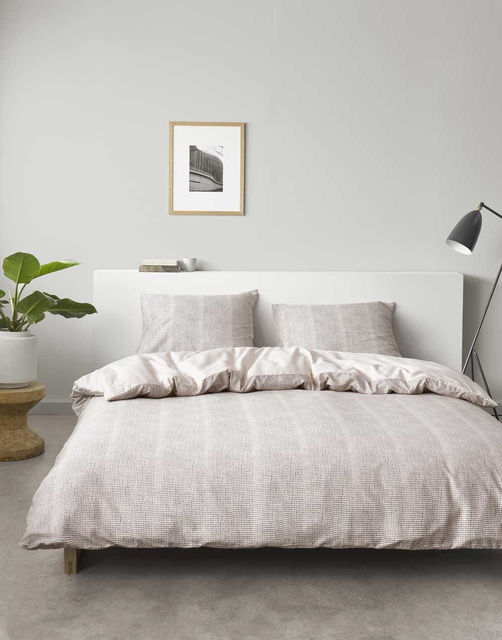 Set de lenjerie de pat pentru o persoană, 100% bumbac, 140x220 cm, Marc O'Polo