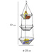 Coș pentru fructe suspendat, 3 niveluri, WENKO