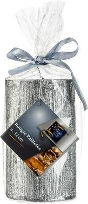 Lumanare cu stelute decorative, dimensiune L, 12 cm