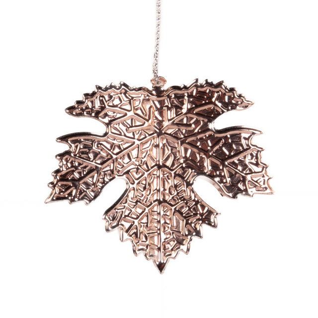 Decorațiuni de sărbătoare, pandantive cu frunze, pene, 4 buc.