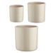 Set 3 ghivece rotunde din ceramica
