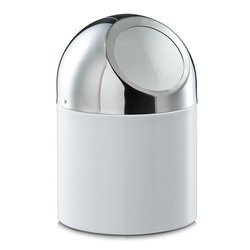Coș de baie MINI, recipient pentru gunoi, capacitate 2 l, ZELLER, alb