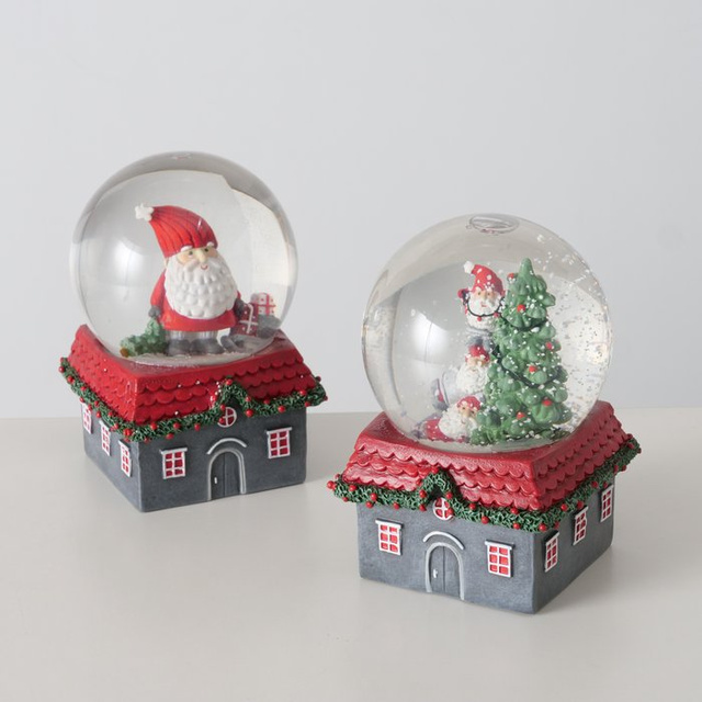 Glob de zăpadă cu căsuța MONTI, Ø10 cm