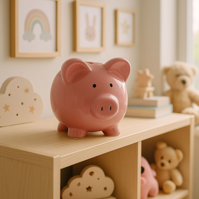 Pușculiță din ceramică, 18,5 x 21 x 19 cm