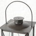 Lantern metalic lumanare, geam de sticla, FAROL, 30 cm