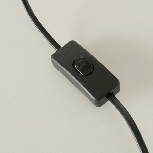 Lampa de masa Whitia, abajur din bumbac, Ø 25 cm