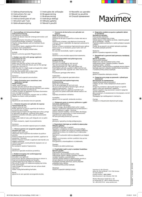 Stick pentru garnituri cauciuc, 125 ml