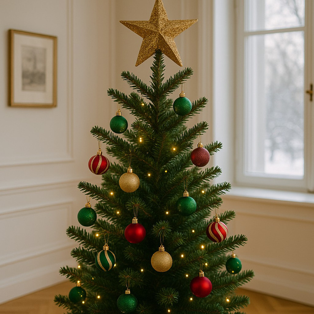 Globuri multicolore cu diferite finisaje, Ø 4 cm, 12 buc.