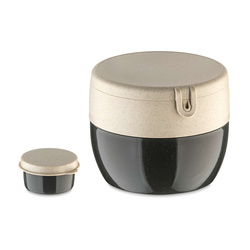 Cutie mic dejun, recipient pentru salata si sos BENTOBOX M, 2 elemente, KOZIOL