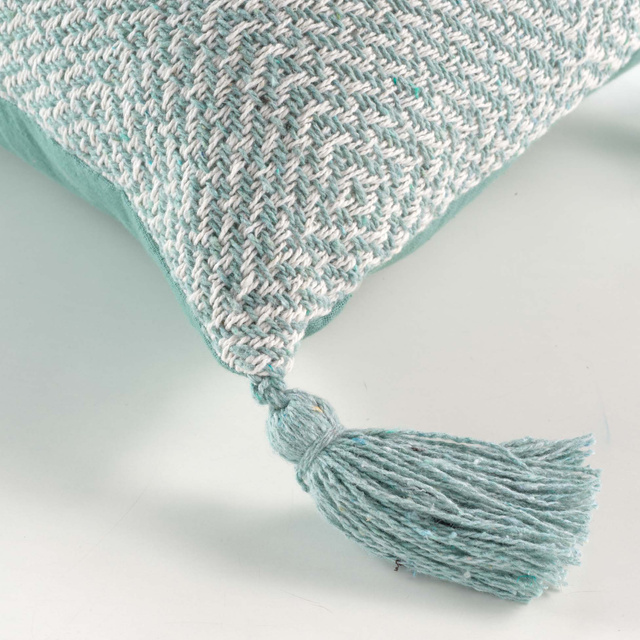 Perna decorativa din bumbac tesut LOUISETTE, 40 x 40 cm