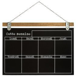 Tablă suspendată cu calendar, 69 x 50 cm