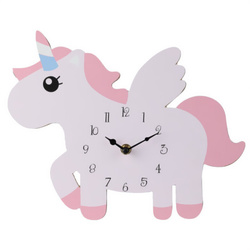 Ceas de perete Unicorn din MDF, 30 x 24 cm