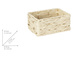 Coș de depozitare din răchită, 19 x 9 x 14 cm, Vabriano, WENKO