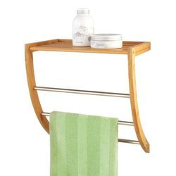 Suport pentru prosoape + raft de baie, 2 în 1, ZELLER