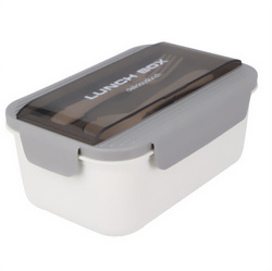 Cutie de prânz strânsă cu tacâmuri, 21 x 14 x 7 cm