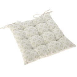 Perna de scaun cu model de plante, 40 x 40 cm