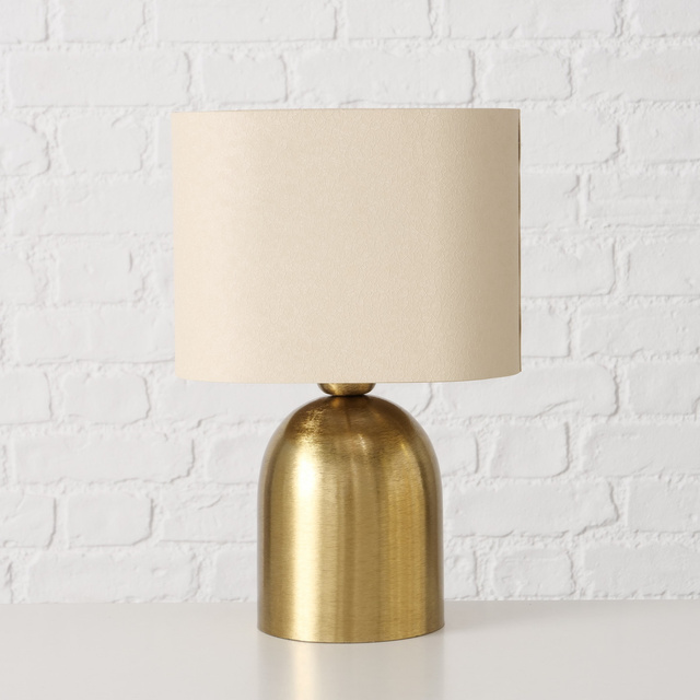 Lampa de masa MARIA cu baza aurie, 35 cm