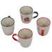 Set de căni festive, 4 x 200 ml