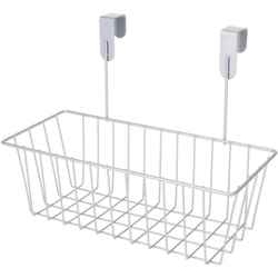 Organizer metalic suspendat pe ușa dulapului de bucătărie, gri, 28 x 15 x 21 cm