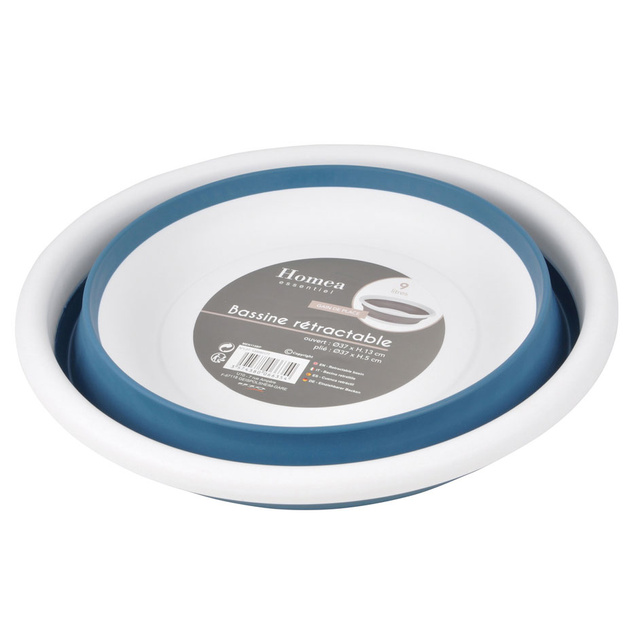 Lighean pliabil din silicon, 9 L