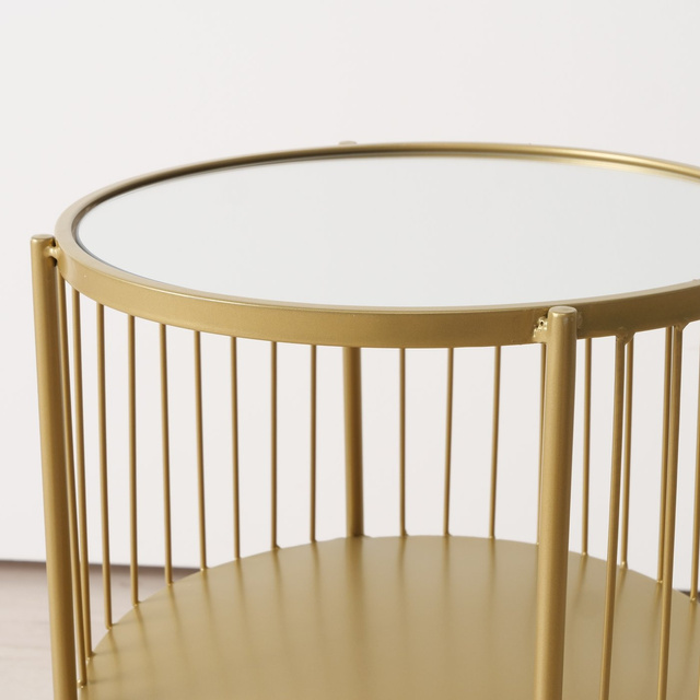 Masuta laterala metalica LOBO, Ø 33 x 55,5 cm