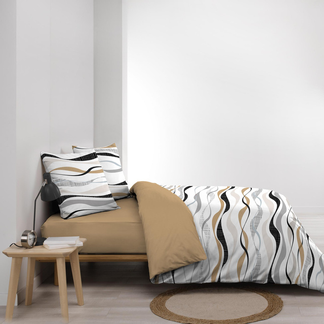 Set de lenjerie de pat, 3 piese, NATURA, 240 x 220 cm