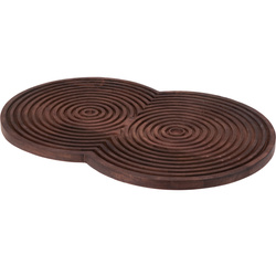 Tăviță de tăiat din lemn de mango 49 x 33 cm, model 1