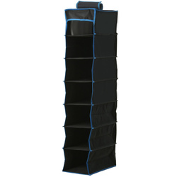 Organizator textil pentru dulap, 7 rafturi, 30 x 17 x 84 cm