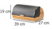 Cutie pentru pâine din bambus, 39 cm, ZELLER