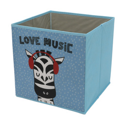 Cutie textila pentru camera copiilor, 30 x 30 x 30 cm