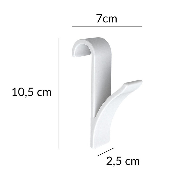 Set 2 umerase , Alb, 10,5x7x2,5 cm, Wenko