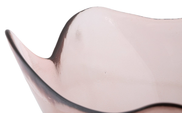 Bol decorativ din sticla reciclata, Ø 30 cm