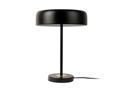 Lampa de birou DISC neagră, Ø 30 cm