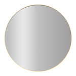 Oglindă rotundă NOOR, ramă metalică, culoare aurie, Ø 80 cm