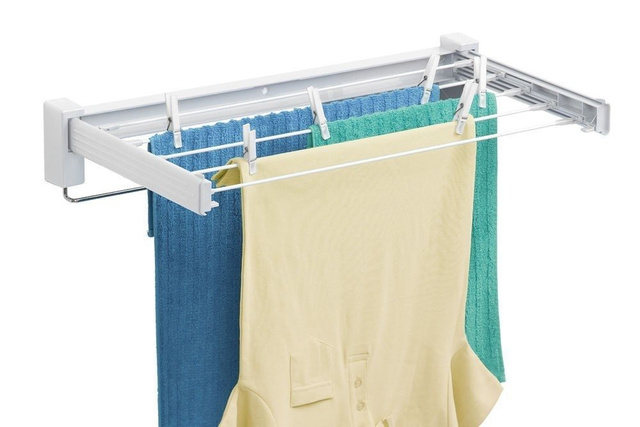 Uscător pentru rufe, lenjerie - BUTTERFLY, pliabil, de perete, WENKO