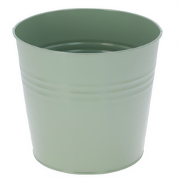 Capac pentru ghivece din zinc, 13 x 11 cm