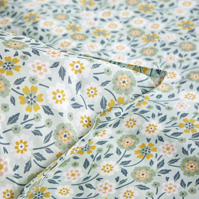 Lenjerie de pat din bumbac, plapumă și 2 perne, 220 x 240 cm, TINITY