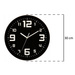 Ceas de perete rotund 30 cm, Negru