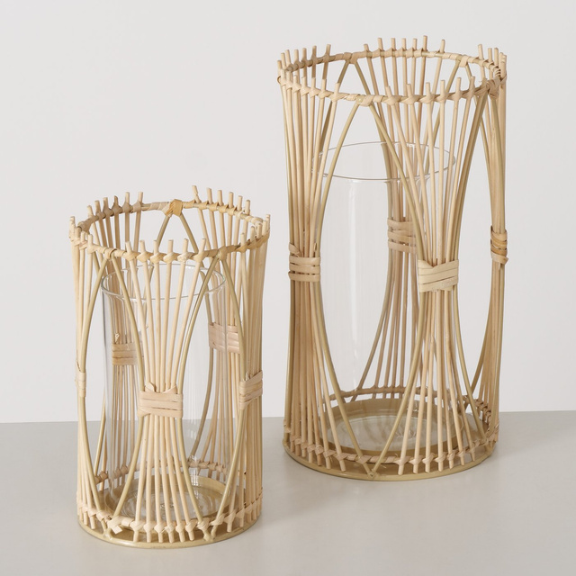 Set 2 suporturi pentru lumanare boho Eireen