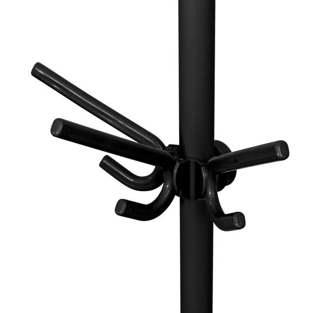 Cuier triplu pentru haine, HERKULES, negru, 2 bucati, WENKO