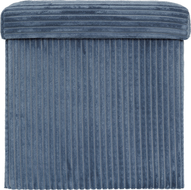 Puf din catifea cu spațiu de depozitare ARUM, 38 x 38 x 38 cm