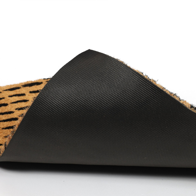 Preș din fibră de cocos cu model, 59 x 39 cm