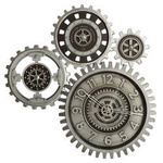 Ceas de perete, 4 știfturi dințate, Ø 58 cm