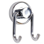 Agatatoare-cuier dubla Wenko Sion, Otel cromat, 4 x 4 x 7 cm, Argintiu