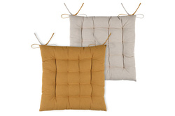 Perna pentru scaun cu legături DUO, 100% bumbac, 40 x 40 cm