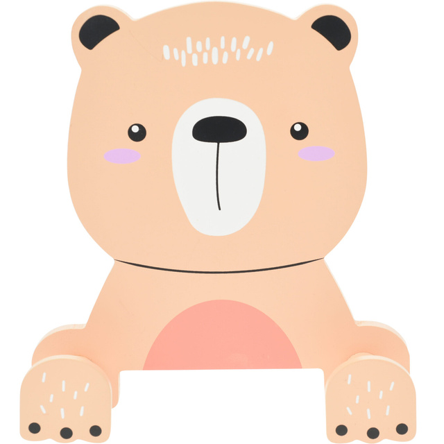 Umeraș pentru haine în camera copilului, animal cu lăbuțe, 14 x 4,5 x 17 cm